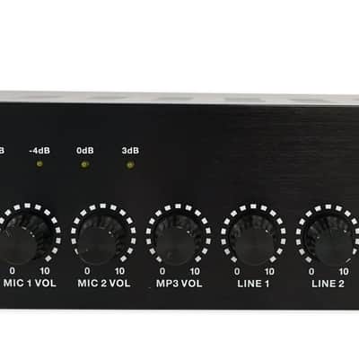Rockville 70v Commercial/Restaurant Amplifier+2) Black Wall+4) Ceiling Speakers image 2