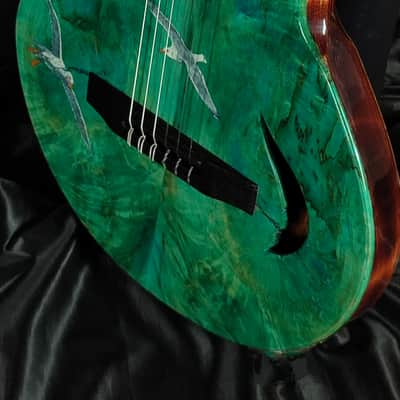 Liuteria MN Guitars Classic Guitar Slim model 2026 - Dyed blue image 7