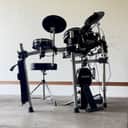 Alesis Nitro Mesh Kit Electronic Drum Set with Gibraltar Throne, Sticks, and Zildjian Stick Bag