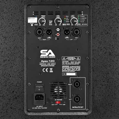Apex-12Sub - Apex Powered 12" PA/DJ Subwoofer Cabinet with Bluetooth - 500 Watts RMS image 5
