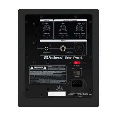 PreSonus Eris Pro 4 4 Inch Active Coaxial 2way Studio Monitor image 4