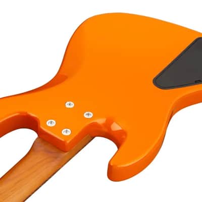 Sadowsky MetroExpress 21-Fret Hybrid P/J Bass, Morado Fingerboard, 4-String - Solid Candy Apple Orange Metallic High Polish image 6