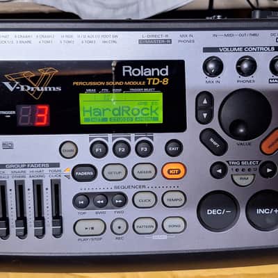 Roland TD-8 Drum Sound Module 1999 - 2005 - Silver image 2