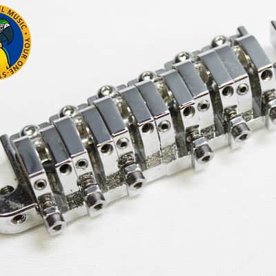 Babicz Full Contact Hardware FCH Chrome Tune-O-Matic Bridge - Chrome image 8