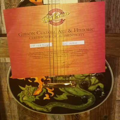 Gibson Les Paul Custom 2003 Black Dragon image 9