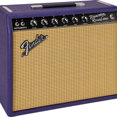 Fender '65 Princeton Reverb Reissue FSR Limited Edition "Plum Greenback" 12-Watt 1x12" Guitar Combo 2025 - Plum image 1