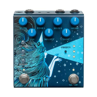 Old Blood Noise Endeavors Dark Star V3 Stereo Reverb Pedal (Blue) image 1