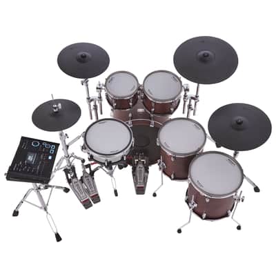 Roland VAD716 Electronic Drum Kit - Satin Walnut image 3