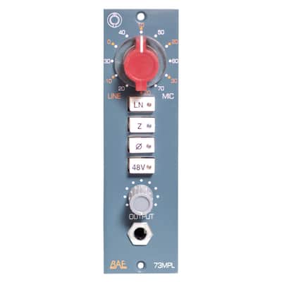 BAE 1073MPL 500 Series Single-Channel Microphone Preamplifier Module image 1