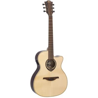 Lag T218ACE Auditorium Cutaway Acoustic-Electric, Natural. New with Full Warranty! image 2