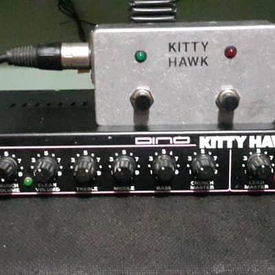 KITTY HAWK DINO guitar TUBE PREAMP !!! Ultra MEGA Rare !!! with footswitch image 8