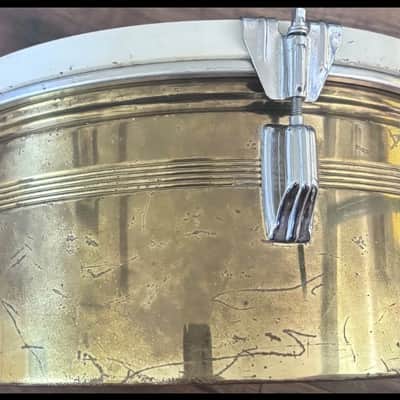 Rogers Humberto Morales 6.5” x 14” Brass Timbale 60s - Brass image 5