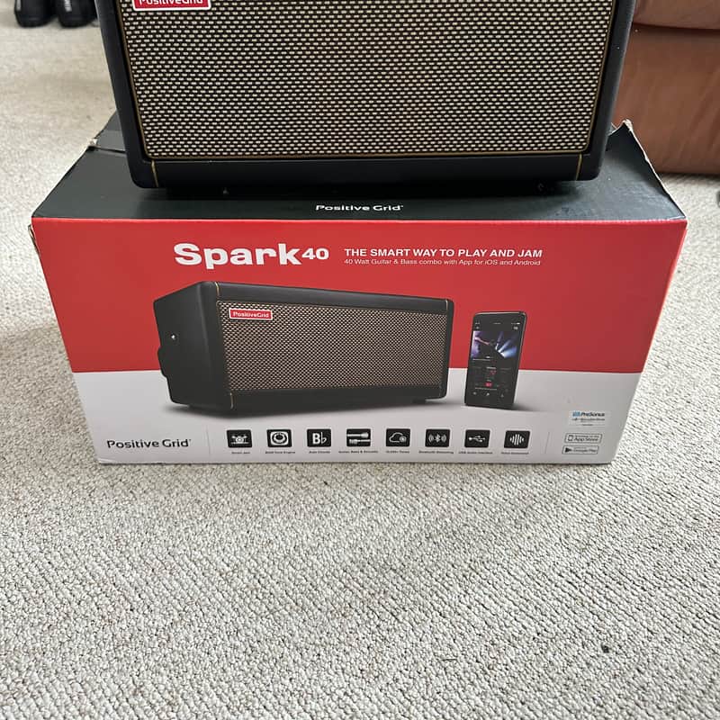 2020 – Present Positive Grid Spark 40 40-Watt 2×4″ Modeling Gu…