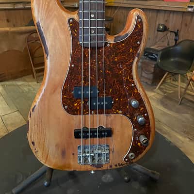 Fender Precision PJ bass 70s - Brown refin/roadworn image 2