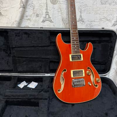 2005 Ibanez FWD60-TOR Artcore Transparent Orange Red Super Light Weight Hollow Body RARE! w/Case