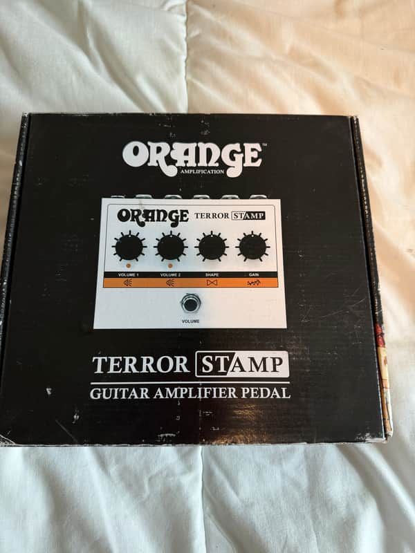Orange Terror Stamp 20-Watt Pedalboard Guitar Amp - White image 1