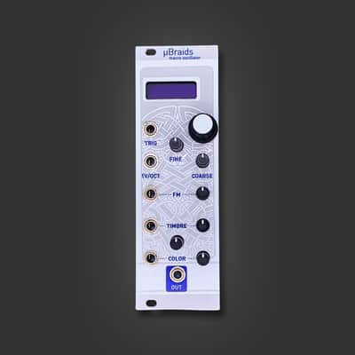 uBraids - Mutable Instruments Braids in 8HP feat. sandblasted white Magpie Modular panel image 1