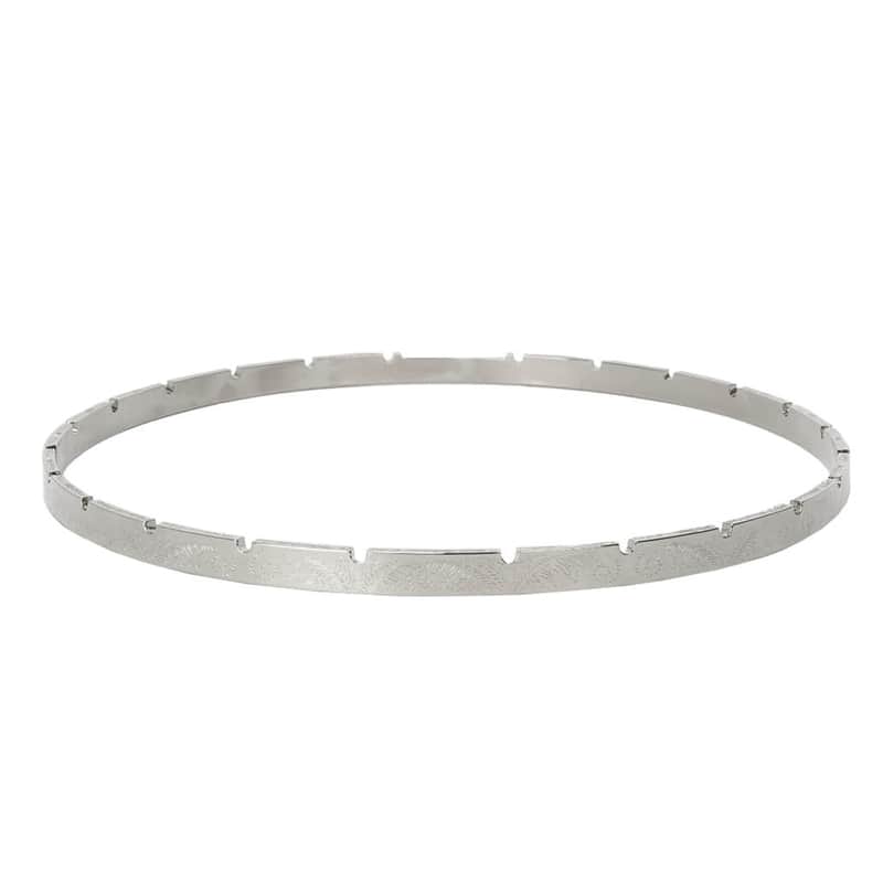Gold Tone 11" Notched Engraved Tension Hoop (Installed) image 1