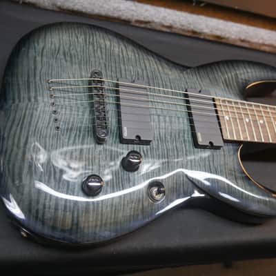 Diamond DBZ Barchetta 7 String STF Series  2000s - Flame Maple Trans Gun Metal image 8
