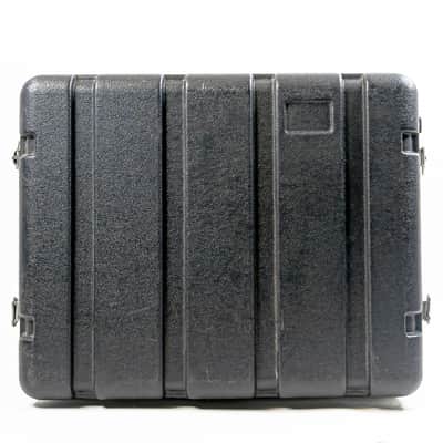 SKB 8U Rackmount Road Case – 16" Depth | Molded Case w/ Wheels (Handle Missing)