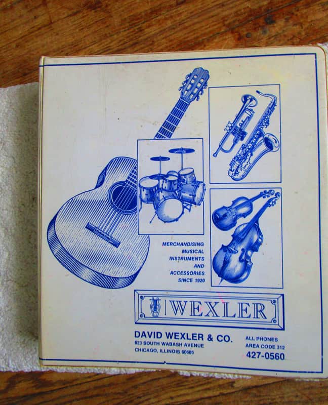 David Wexler Musical Instruments Jobber Catalog, 1974, 479 Pages image 1