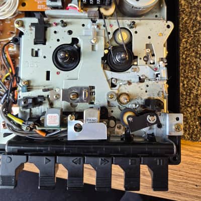 Serviced TASCAM Porta Two Ministudio 4-Track Cassette Recorder 1980s - Black image 12
