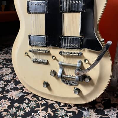 Gibson EDS-1275 Double 12 Hollowbody 1961 White (Super Rare) image 3