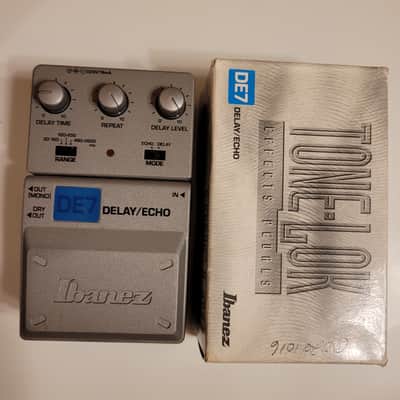 Ibanez DE7 Delay/Echo (Tone-Lok Series) with Original Box & Factory AC Power Supply (Excellent) image 4