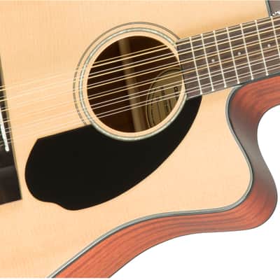 Mint Fender CD-60SCE 12 String Cutaway Solid Top Acoustic Electric Guitar 0970193021 image 3