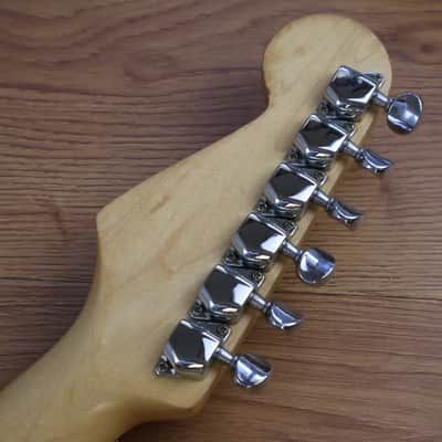 1992 Squier Japan SST-33 "Silver Series" Stratocaster (Blueburst Fotoflame) image 11