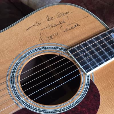 Martin HD-40MS Marty Stuart Signature Artist Owned Ex- JOHNNY CASH signed rare limited edition acoustic guitar D-45 D45 image 6