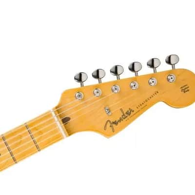 FENDER - AMERICAN VINTAGE II 1957 STRATOCASTER MAPLE FINGERBOARD BLACK image 4