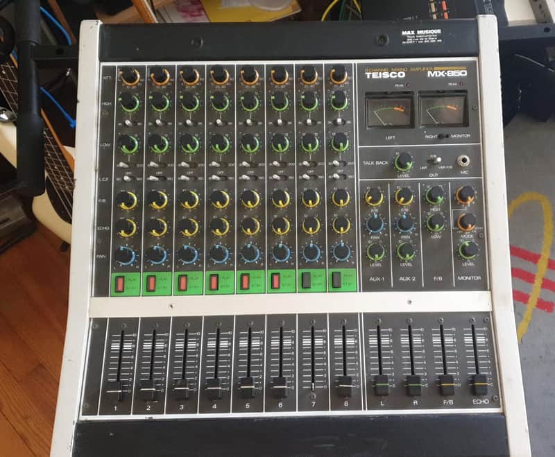Teisco MX-850 Vintage Analog 8-Channel Mixer image 1