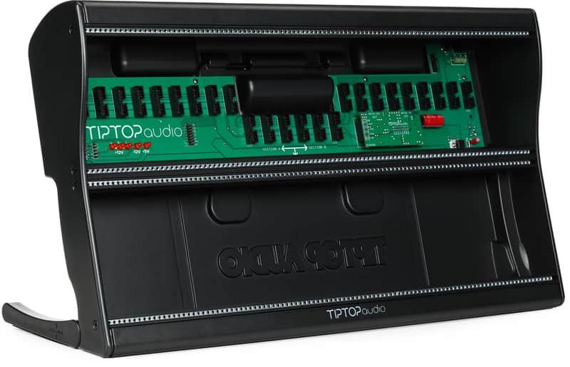Tiptop Audio Mantis 2 x 104 HP Eurorack Modular Synthesizer Case - Black (2-pack) Bundle image 1