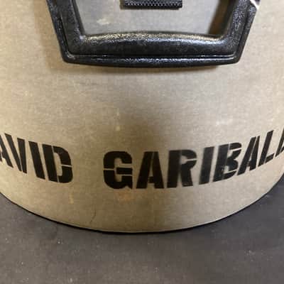 David Garibaldi's, Tower of Power, Yamaha Hard Tom Case for 16" Floor Tom, "David Garibaldi" Stencil 1980's image 1