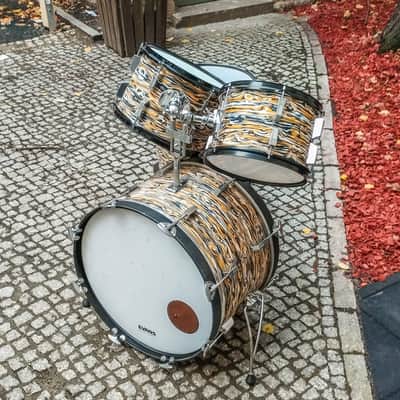 Restored Sonor Champion Vintage Drum Set 70s Pre Phonic - Vaneer image 4