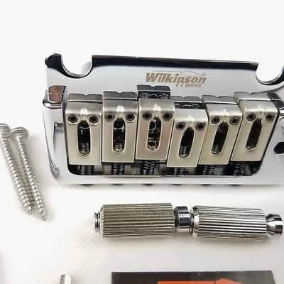 Wilkinson Guitar 2 Point Strat Style Bridge Tremolo System image 4