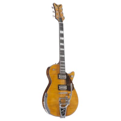 Gretsch G6134TFM-NH Nigel Hendroff Signature Penguin Amber Flame - Custom Electric Guitar image 1