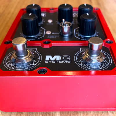 Rare Distortion Pedal Dual Gain With V SWITCH By MC Systems Dynamic Analogue Distortion! image 5