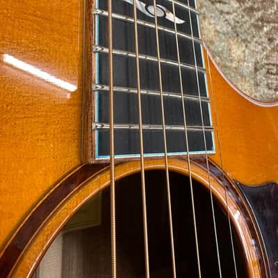 Eastman AC522CE-GB Grand Auditorium Acoustic-Electric w/ Case, Pro Setup image 12