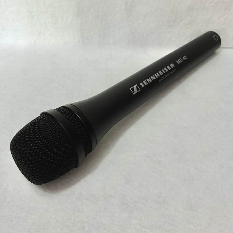 Sennheiser MD42 Handheld Dynamic Omnidirectional Field Microphone 2010s - Black image 1