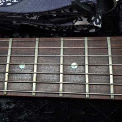 Dean Avalanche Ultra 7 String Silver Sparkle Gold Flake Seven String 24 Fret 25.5" Scale Floyd Rose HH Super Strat Electric Guitar MIK Korea Korean with hard case image 7