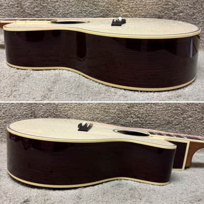 Godin Connaisseur MJ NAT RW All Solid Spruce & Rosewood w/ Case image 10