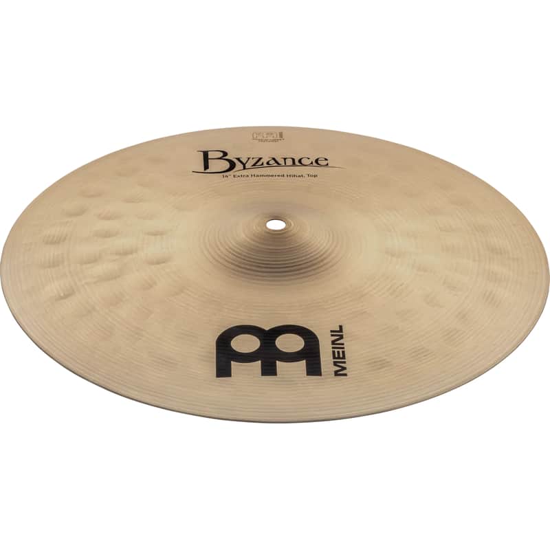 Meinl Byzance Traditional Extra Hammered Hi Hat Cymbals 14" image 1