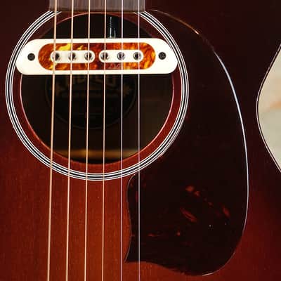 GUILD CUSTOM SHOP GSR Special Run 2022 - M20E Special Ruby Red Metallic with DeArmond soundhole pickup image 8