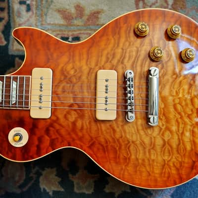 Gibson Les Paul Custom Shop Class 5 P90 pickups Rare & Beautiful 3D Quilt Top 2001 - Sienna Sunburst image 10