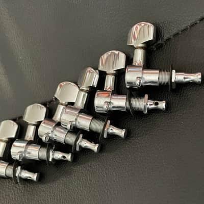 Schaller 6 In Line 1970's Tuners Made In West Germany image 4