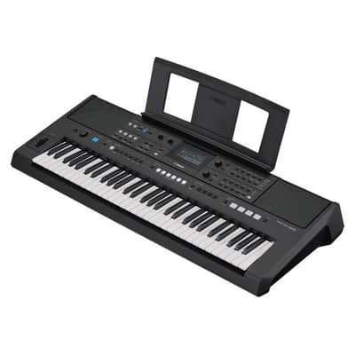 Yamaha PSRE483 61-Key Portable Keyboard 2026 - Present - Black image 2
