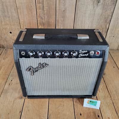 Fender Super Champ Amp Combo 1982 with EV Force 10 Speaker - Black image 2