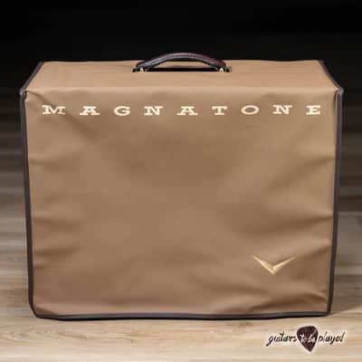 Magnatone Panoramic Stereo 12+12W Vibrato 2x10” Combo Amp – Black w/ Black Grill image 9
